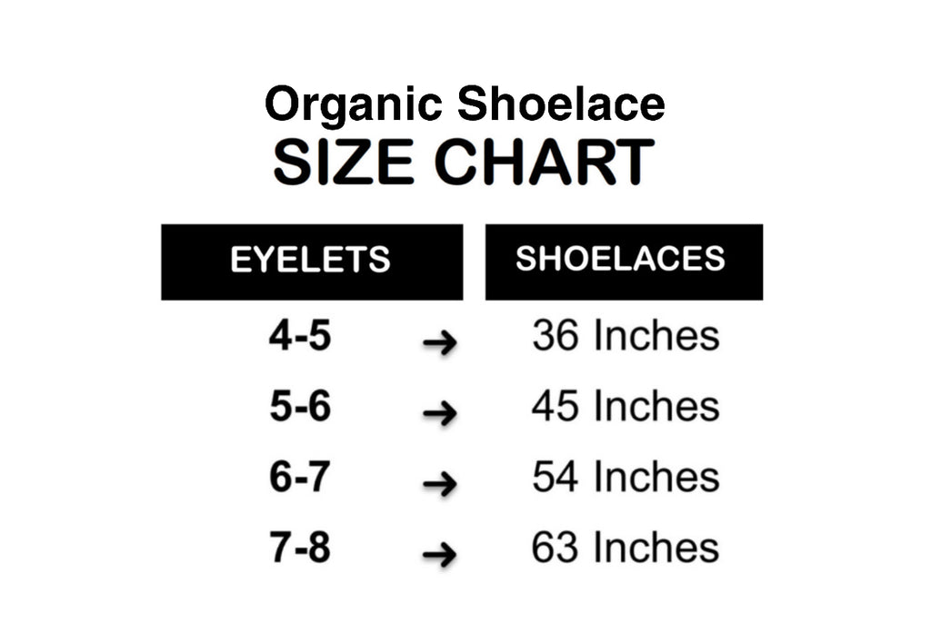 Organic Shoelaces 100% Cotton 54”